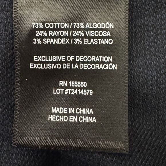 32 Degrees Heat Mens Large Blue Long Sleeve Button-Up Shirt Top Casual Dressy Lg - Picture 6 of 9